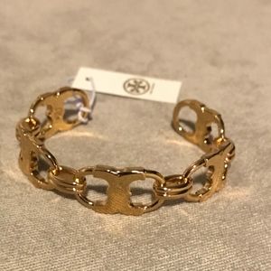 Tory Burch Gemini Link Gold Cuff